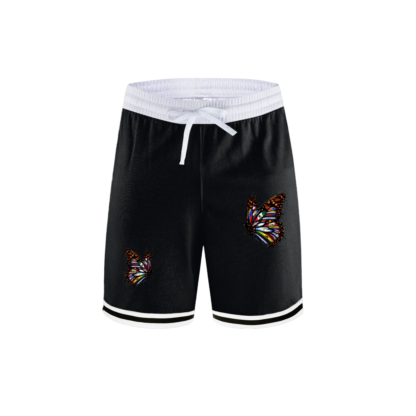 Classic Stripe Trim Basketball Shorts