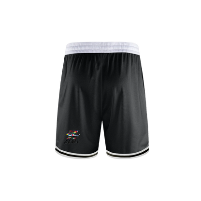 Classic Stripe Trim Basketball Shorts