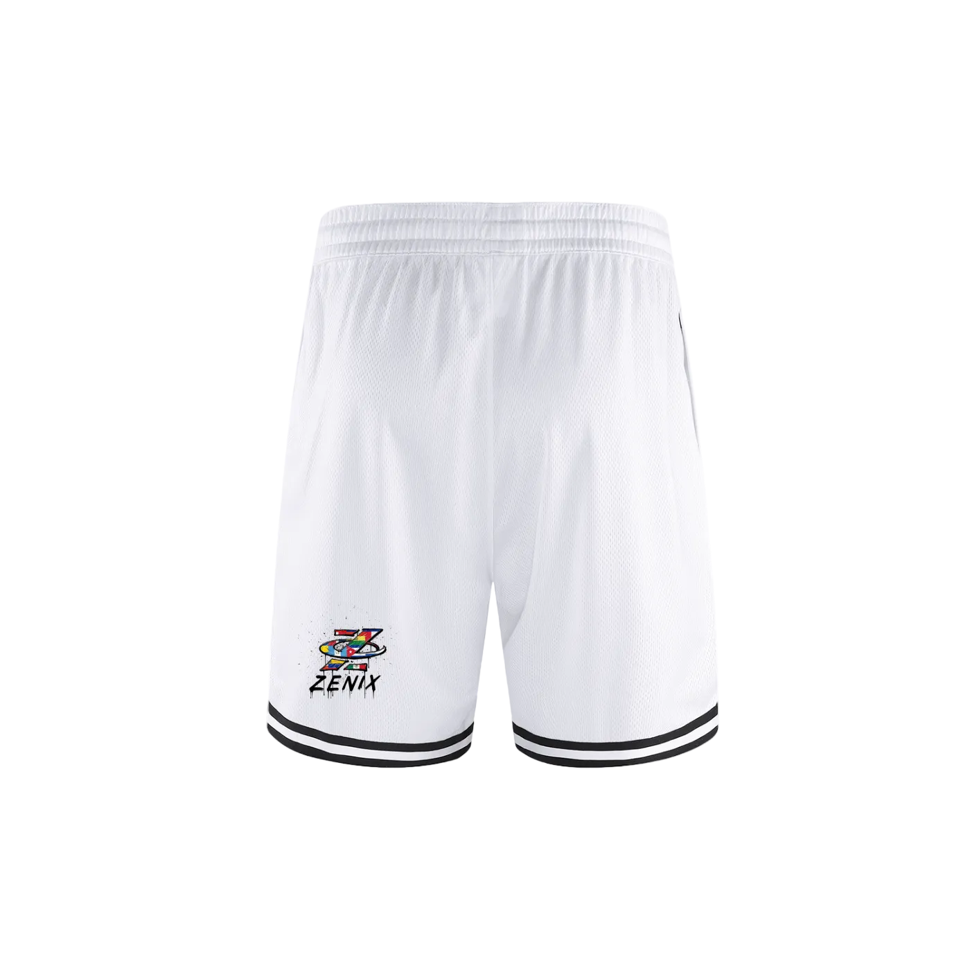 Classic Stripe Trim Basketball Shorts