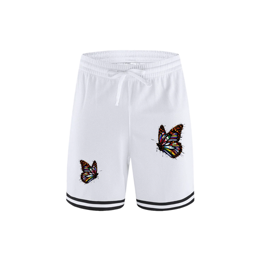 Classic Stripe Trim Basketball Shorts