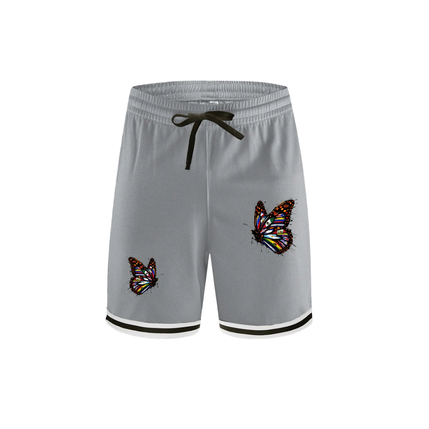 Classic Stripe Trim Basketball Shorts