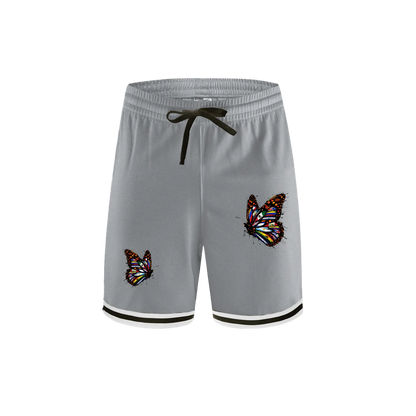 Classic Stripe Trim Basketball Shorts