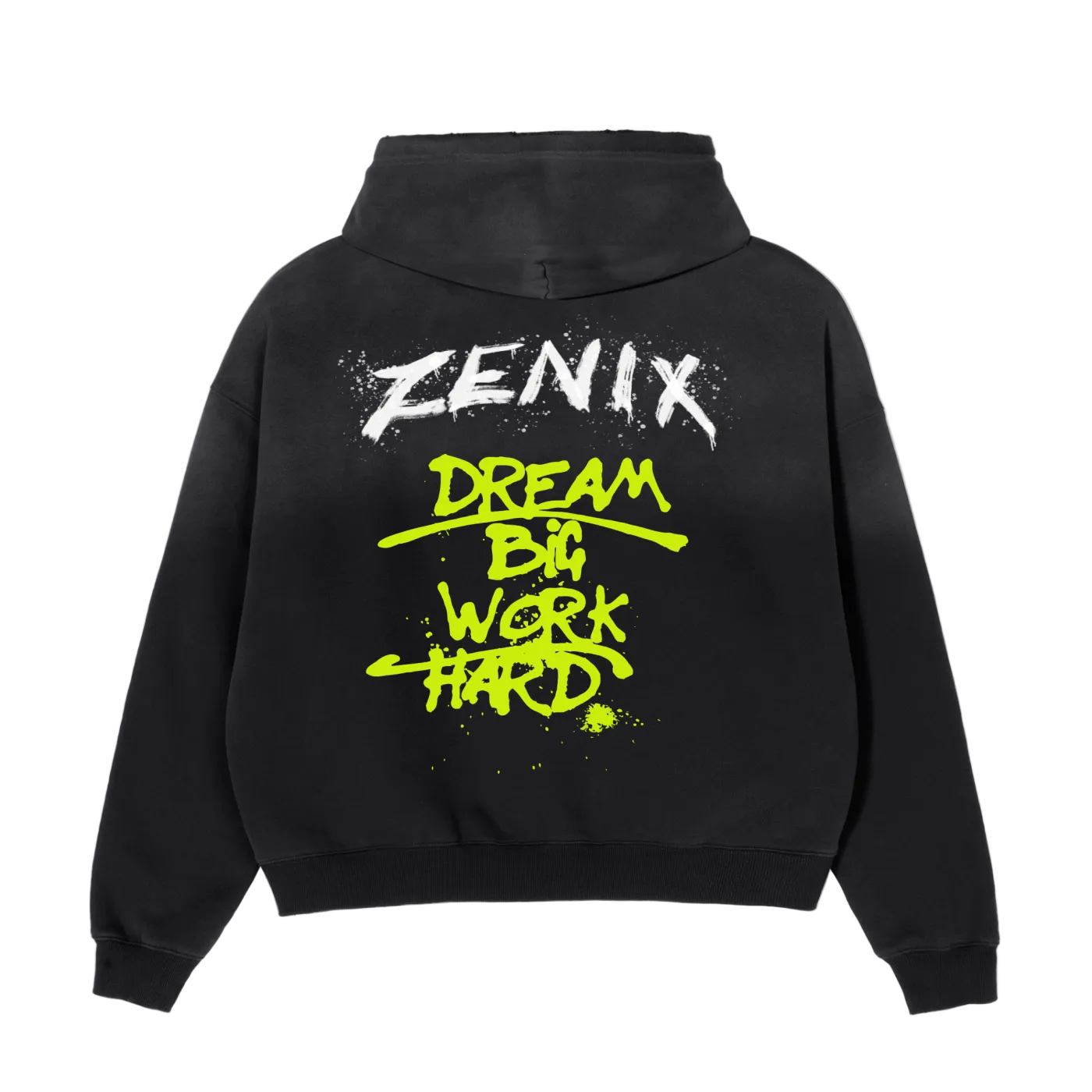 DBWH Acid Green Boxy Fleece Hoodie