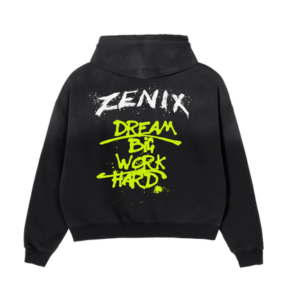 DBWH Acid Green Boxy Fleece Hoodie